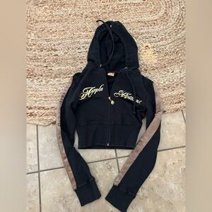 CROP APPLE BOTTOM HOODIE